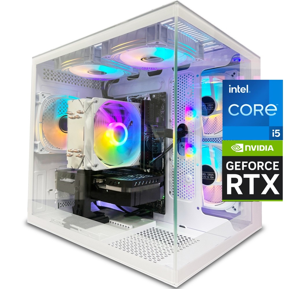 Zhicgcp Gaming Desktop PC, Intel i5 12400F, RTX 3050 , 16GB RAM, 1TB SSD, Windows 11 Home